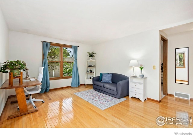 3301 Downing Ct, Fort Collins, CO 80526 - office with wood-type flooring and baseboards