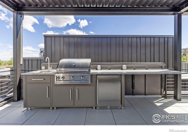 3335 Broadway St, Boulder, CO 80304 - view of patio with a sink