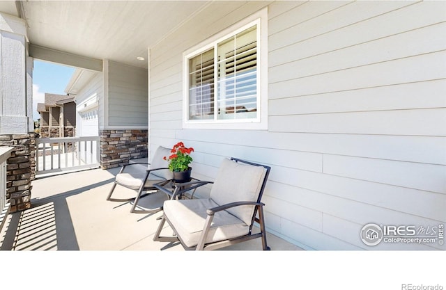 1384 Copeland Falls Rd, Severance, CO 80550 - view of covered porch