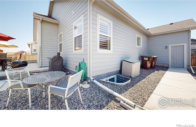 1384 Copeland Falls Rd, Severance, CO 80550 - back of house with a patio