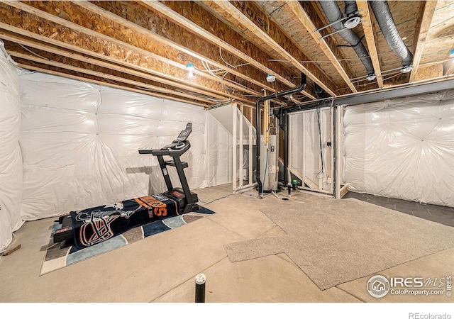 1099 Spartan Ave, Berthoud, CO 80513 - view of unfinished basement