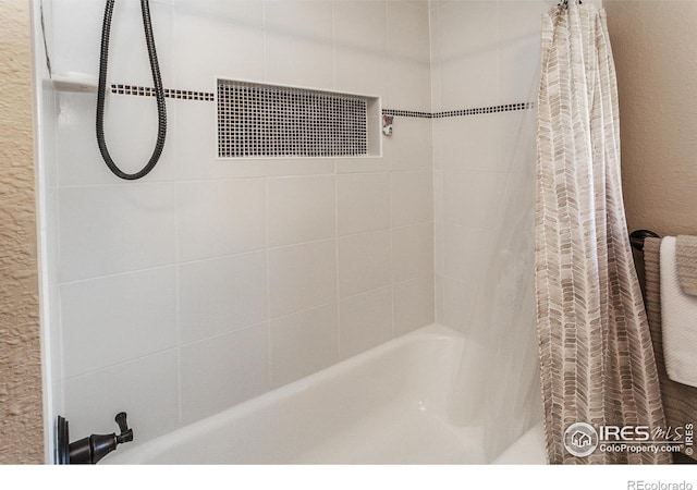 501 Copeland Way, Longmont, CO 80504 - bathroom featuring shower / bath combination with curtain