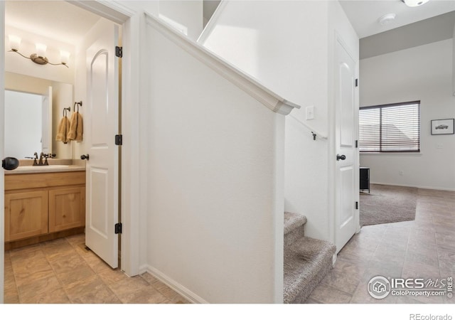 978 Mouflon Dr, Severance, CO 80550 - stairway with baseboards