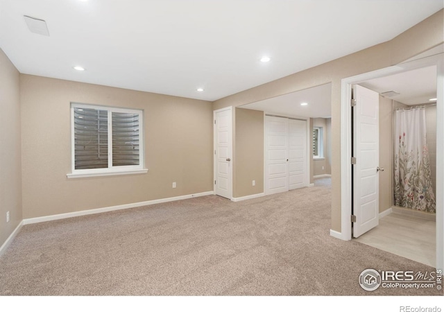 6492 Richland Ave, Timnath, CO 80547 - basement featuring carpet flooring, baseboards, and recessed lighting