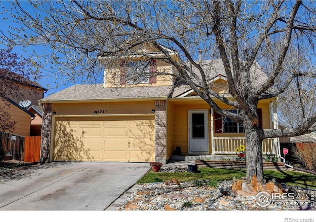 5241 E 128th Way, Thornton, CO 80241 - view of front of property featuring concrete driveway and a shingled roof