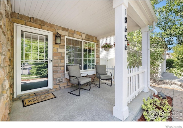 18656 Kelly Pl, Denver, CO 80249 - view of covered porch