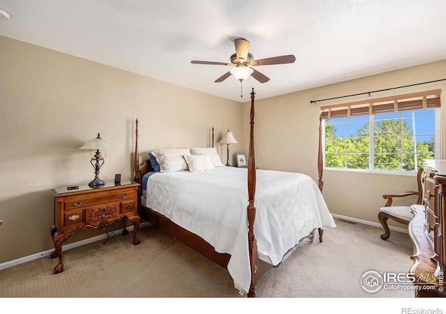 18656 Kelly Pl, Denver, CO 80249 - bedroom with carpet flooring, baseboards, and a ceiling fan