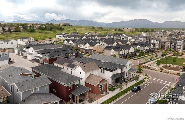 730 Promenade Dr, Superior, CO 80027 - aerial perspective of suburban area with a mountain backdrop