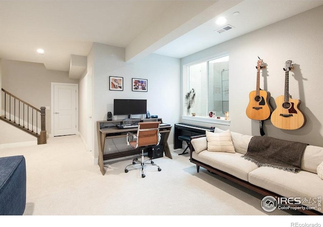 730 Promenade Dr, Superior, CO 80027 - office featuring carpet floors, baseboards, and recessed lighting