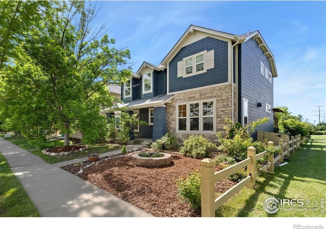 633 Deerwood Dr, Longmont, CO 80504 - craftsman inspired home featuring stone siding