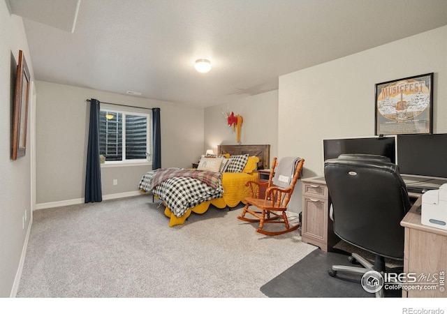 426 Gannet Peak Dr, Windsor, CO 80550 - bedroom featuring carpet floors, baseboards, and an office area