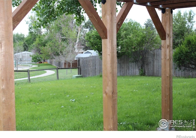 1714 Zeus Dr, Lafayette, CO 80026 - view of yard with a pergola
