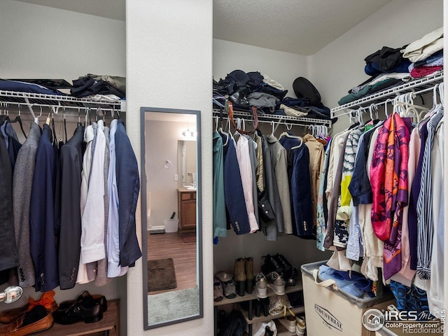 4795 Raven Run, Broomfield, CO 80023 - spacious closet with wood finished floors