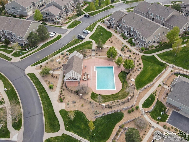 4795 Raven Run, Broomfield, CO 80023 - aerial view of property's location featuring nearby suburban area and a pool