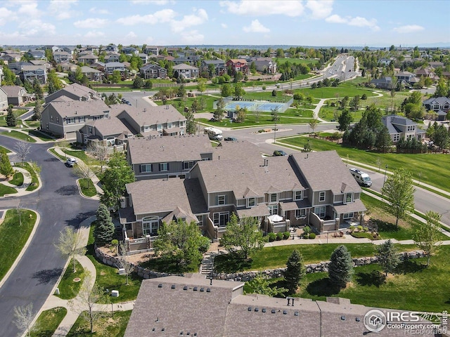 4795 Raven Run, Broomfield, CO 80023 - aerial view of property and surrounding area featuring nearby suburban area