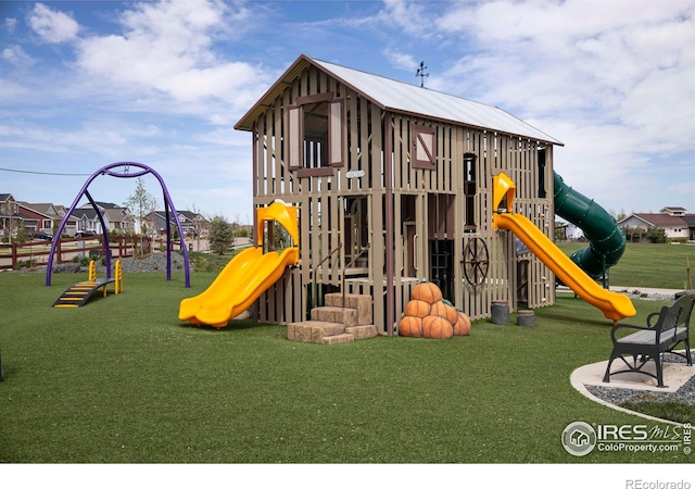 1811 Bounty Dr Unit 4, Windsor, CO 80550 - community jungle gym featuring a lawn
