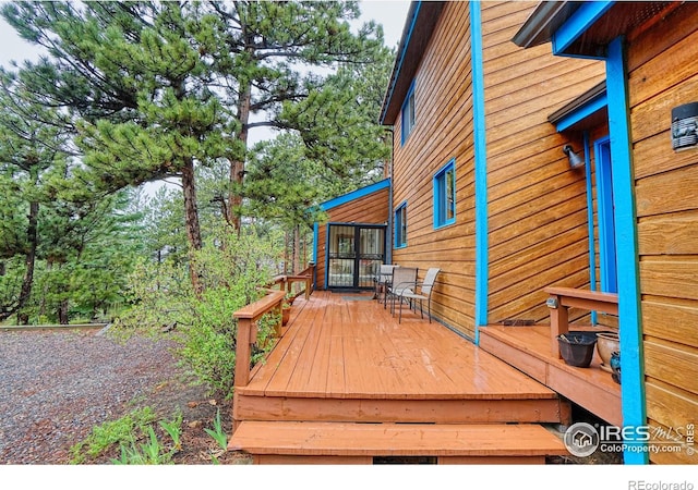 38 Navajo Trl, Nederland, CO 80466 - view of wooden terrace