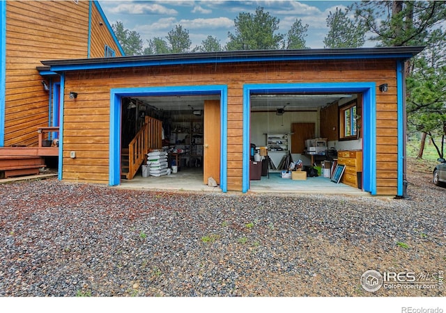 38 Navajo Trl, Nederland, CO 80466 - view of garage