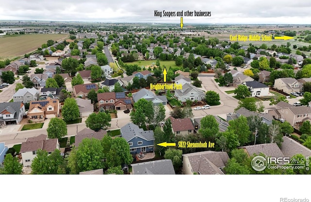 5822 Shenandoah Ave, Firestone, CO 80504 - aerial view of residential area