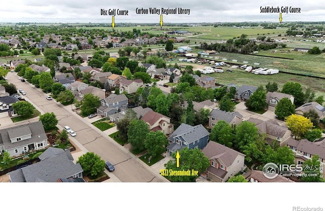 5822 Shenandoah Ave, Firestone, CO 80504 - aerial view of residential area