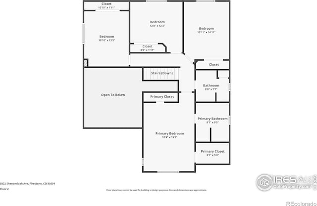 5822 Shenandoah Ave, Firestone, CO 80504 - room layout