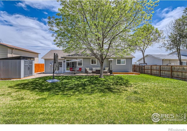 13441 Sheridan Blvd, Broomfield, CO 80020 - back of house with a patio area and an outdoor living space