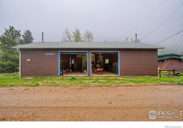 545 Eldorado Ave, Nederland, CO 80466 - back of property with a garage