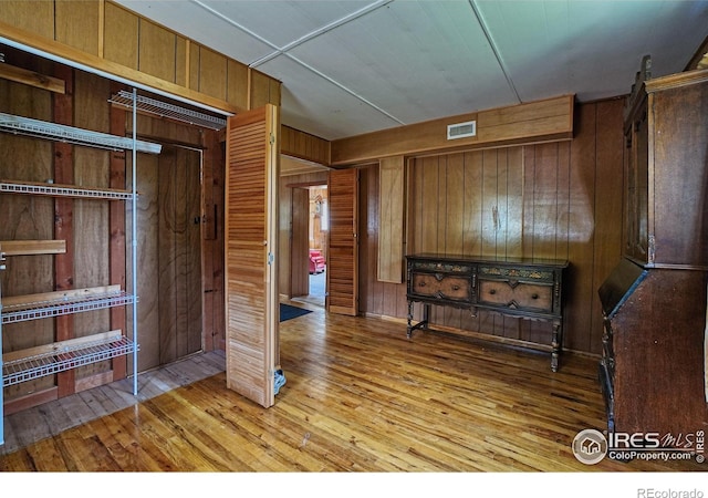 545 Eldorado Ave, Nederland, CO 80466 - interior space with wood walls and wood-type flooring