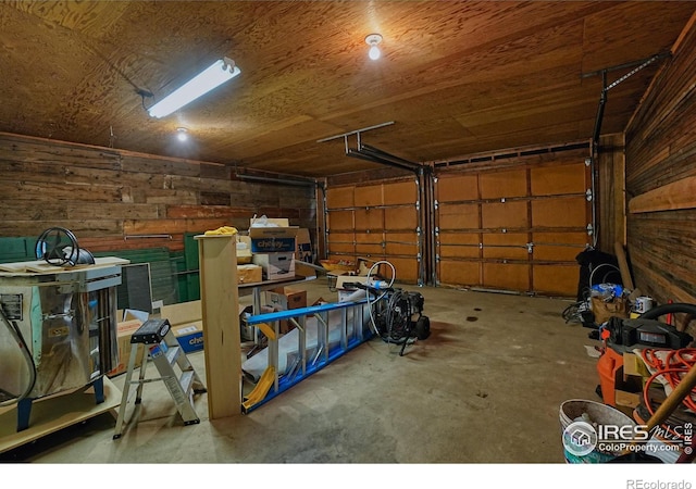 545 Eldorado Ave, Nederland, CO 80466 - garage with wooden walls