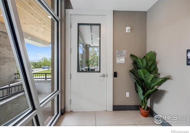 2876 W 53rd Ave Unit 301, Denver, CO 80221 - entryway with tile patterned floors
