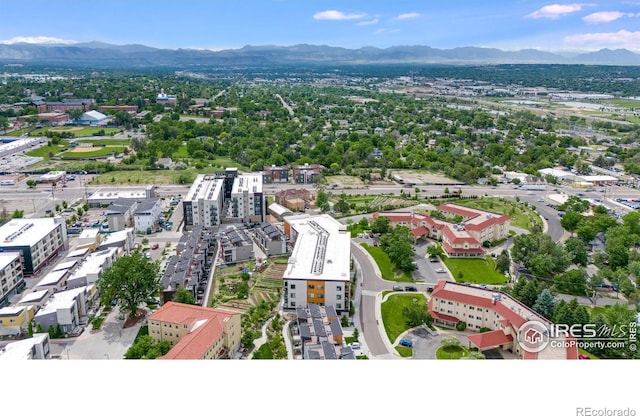2876 W 53rd Ave Unit 301, Denver, CO 80221 - aerial view of a mountain backdrop