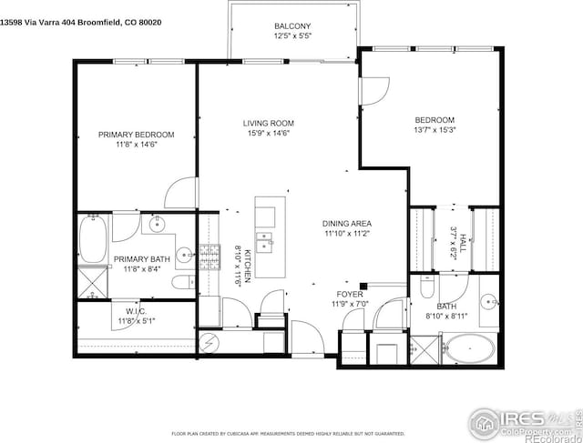 13598 Via Varra Unit 404, Broomfield, CO 80020 - room layout