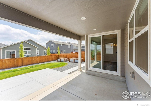 1257 Wild Basin Rd, Severance, CO 80550 - view of patio featuring a residential view
