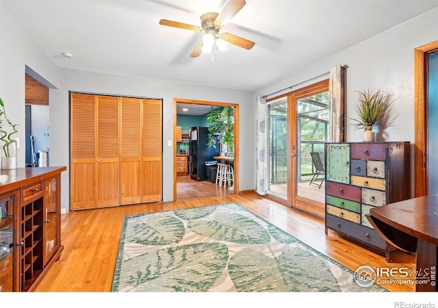 50 S 31st St, Boulder, CO 80305 - office space with ceiling fan and light wood-style floors