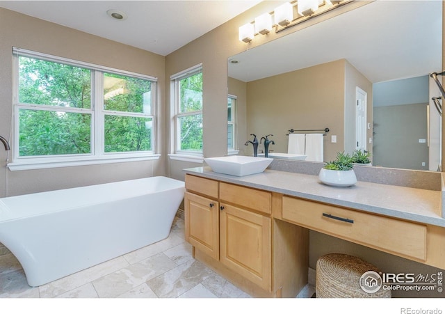 2204 Lasalle St, Superior, CO 80027 - bathroom with a freestanding bath and vanity
