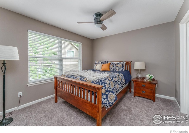 2204 Lasalle St, Superior, CO 80027 - bedroom featuring carpet, baseboards, and ceiling fan