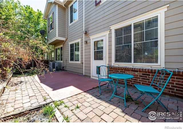 13024 Grant Cir W Unit A, Thornton, CO 80241 - view of patio with central air condition unit