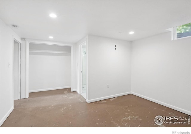 1200 Emigh St, Fort Collins, CO 80524 - finished basement featuring recessed lighting and baseboards