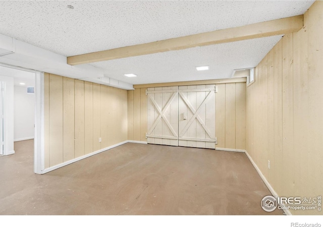 1200 Emigh St, Fort Collins, CO 80524 - finished below grade area featuring wooden walls