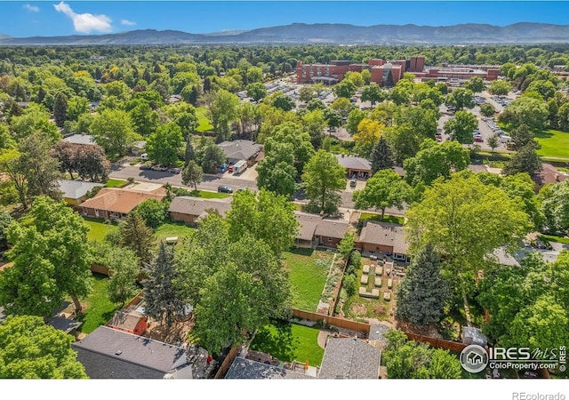 1200 Emigh St, Fort Collins, CO 80524 - aerial view of residential area with a mountainous background