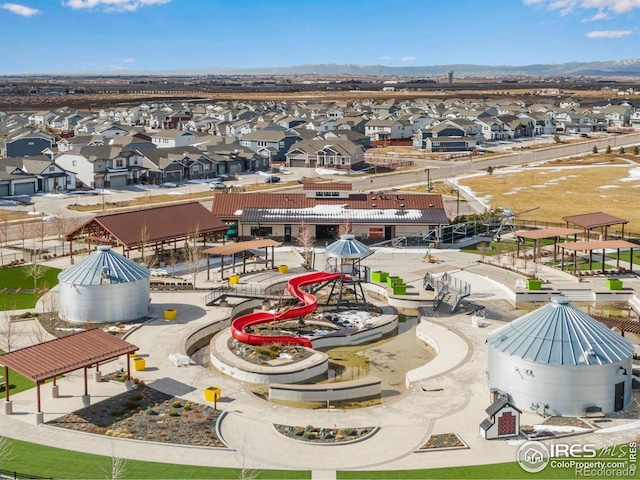2086 Autumn Moon Dr Unit 7, Windsor, CO 80550 - aerial perspective of suburban area featuring a mountainous background