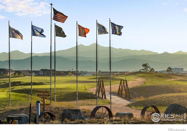 2086 Autumn Moon Dr Unit 7, Windsor, CO 80550 - mountain view with a local golf course