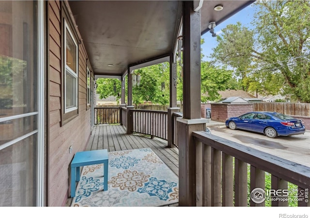 820 Kimbark St Unit D, Longmont, CO 80501 - view of wooden deck