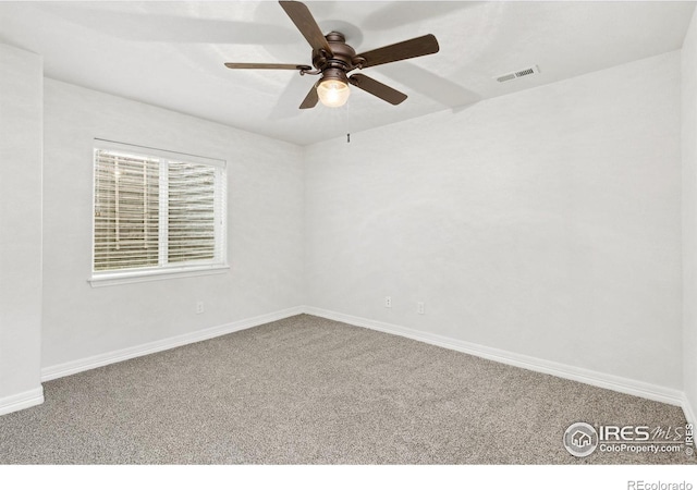 2767 Stallion Way, Mead, CO 80542 - carpeted spare room with baseboards and a ceiling fan