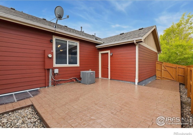 2767 Stallion Way, Mead, CO 80542 - view of patio featuring central AC unit