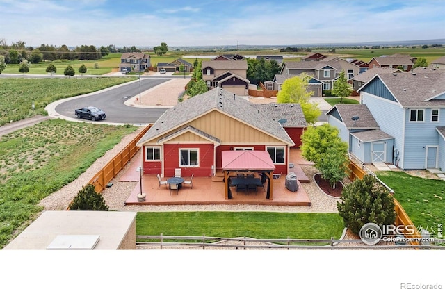 2767 Stallion Way, Mead, CO 80542 - aerial perspective of suburban area