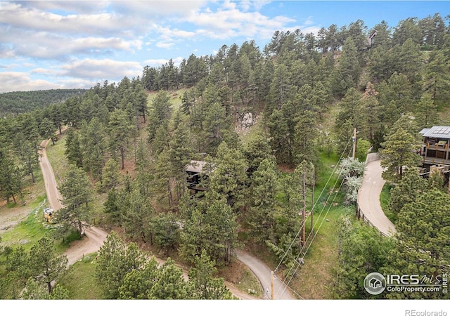 335 Wild Horse Cir, Boulder, CO 80304 - drone / aerial view of a forest
