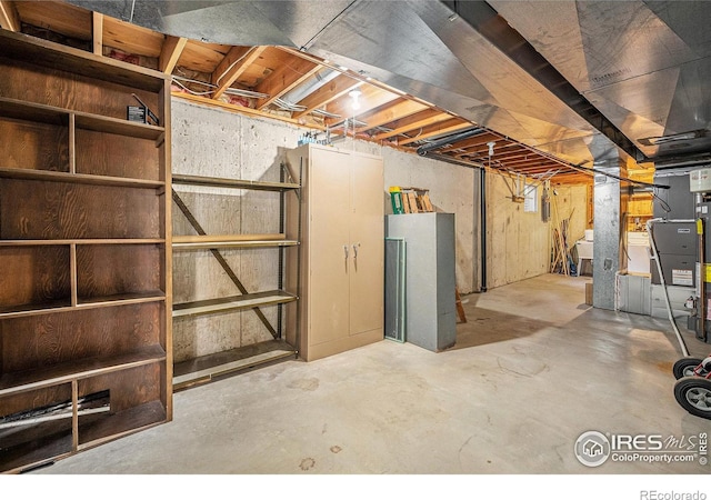 335 Wild Horse Cir, Boulder, CO 80304 - view of unfinished basement