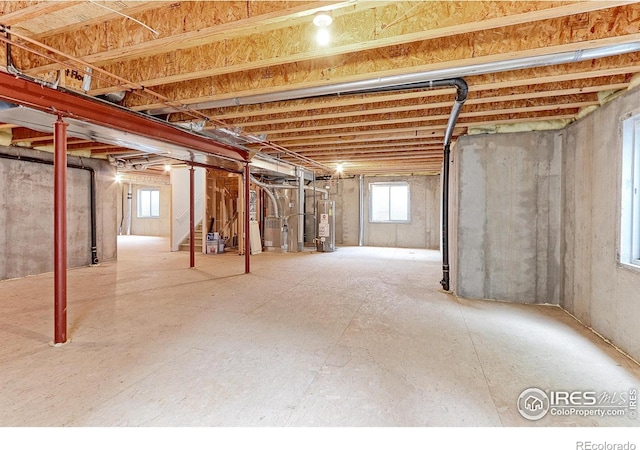 2631 E 136th Pl, Thornton, CO 80602 - below grade area featuring water heater and heating unit