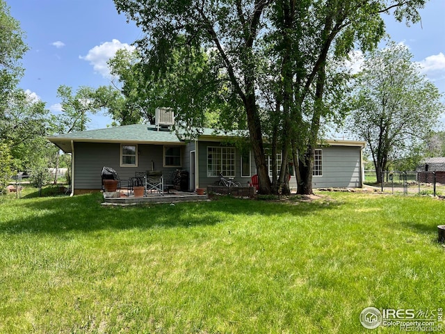 4501 Lawrence Ln, Laporte, CO 80535 - rear view of property featuring a patio